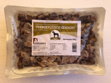 Pferdefleisch gekocht   500 g