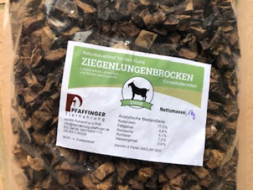 Ziegenlungenbrocken getrocknet 200 g