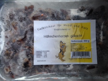 Hähnchenherzen gekocht 400 g