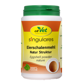 cdVet Singulares Eierschalenmehl Natur Struktur 350 g