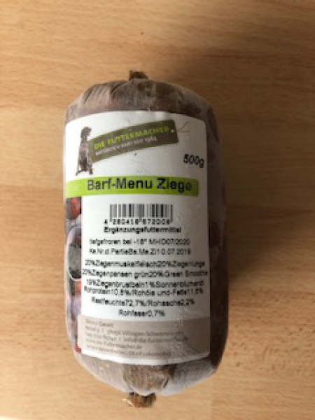 Barf-Menue Ziege 500 g