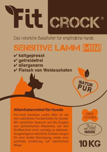 cdVet Fit-Crock Sensitive Lamm Mini 10 kg