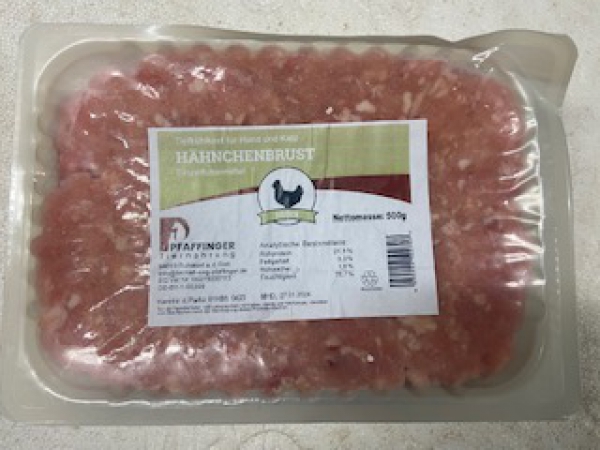 Hähnchenbrust gewolft 500 g