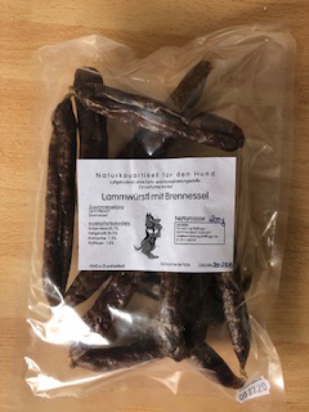 Lammwürstl mit Brennessel 200 g