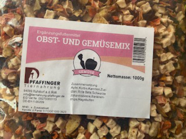 Obst- und Gemüsemix getrocknet 1 kg