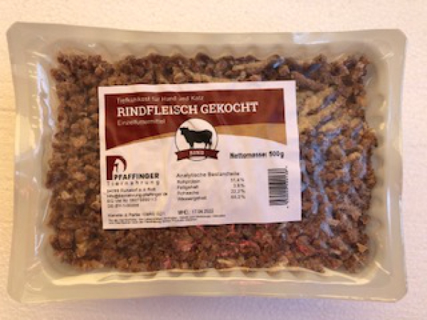 Rindfleisch gekocht  500 g