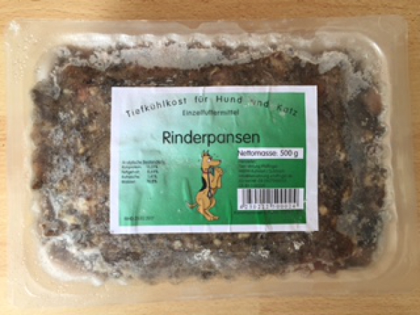 Rinderpansen grün gewolft 500 g