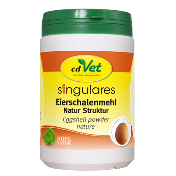 cdVet Singulares Eierschalenmehl Natur Struktur 1 kg